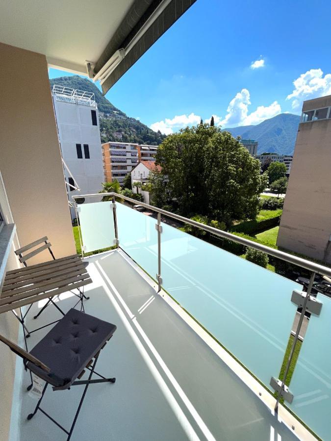 Cozy Apartment With Free Parking & Close To Lake Lugano Ngoại thất bức ảnh